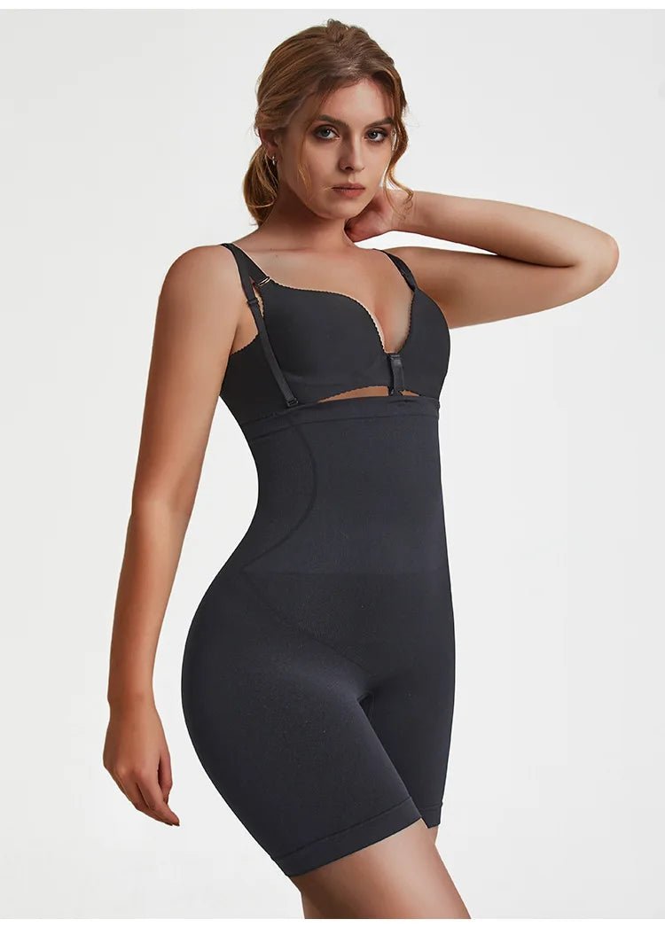 Cutefit OpenBust Elegance Bodysuit - Shaper Short - Cutefit - Bodysuit - 14:193#black;5:200661036#XL-XXL (55-70 kg)