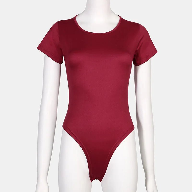 Cutefit Petal Soft Short Sleeve Bodysuit - Cutefit - Bodysuit - 14:175#38380 red;5:4181#2XL