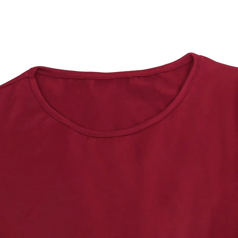 Cutefit Petal Soft Short Sleeve Bodysuit - Cutefit - Bodysuit - 14:175#38380 red;5:4181#2XL