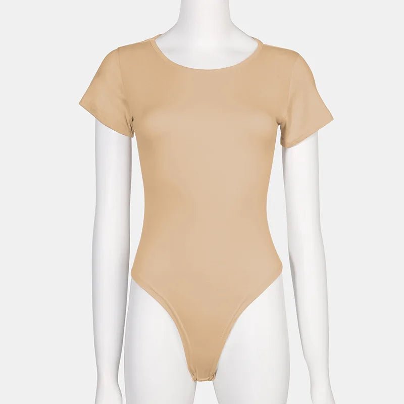 Cutefit Petal Soft Short Sleeve Bodysuit - Cutefit - Bodysuit - 14:200004890#38380 beige;5:4181#2XL