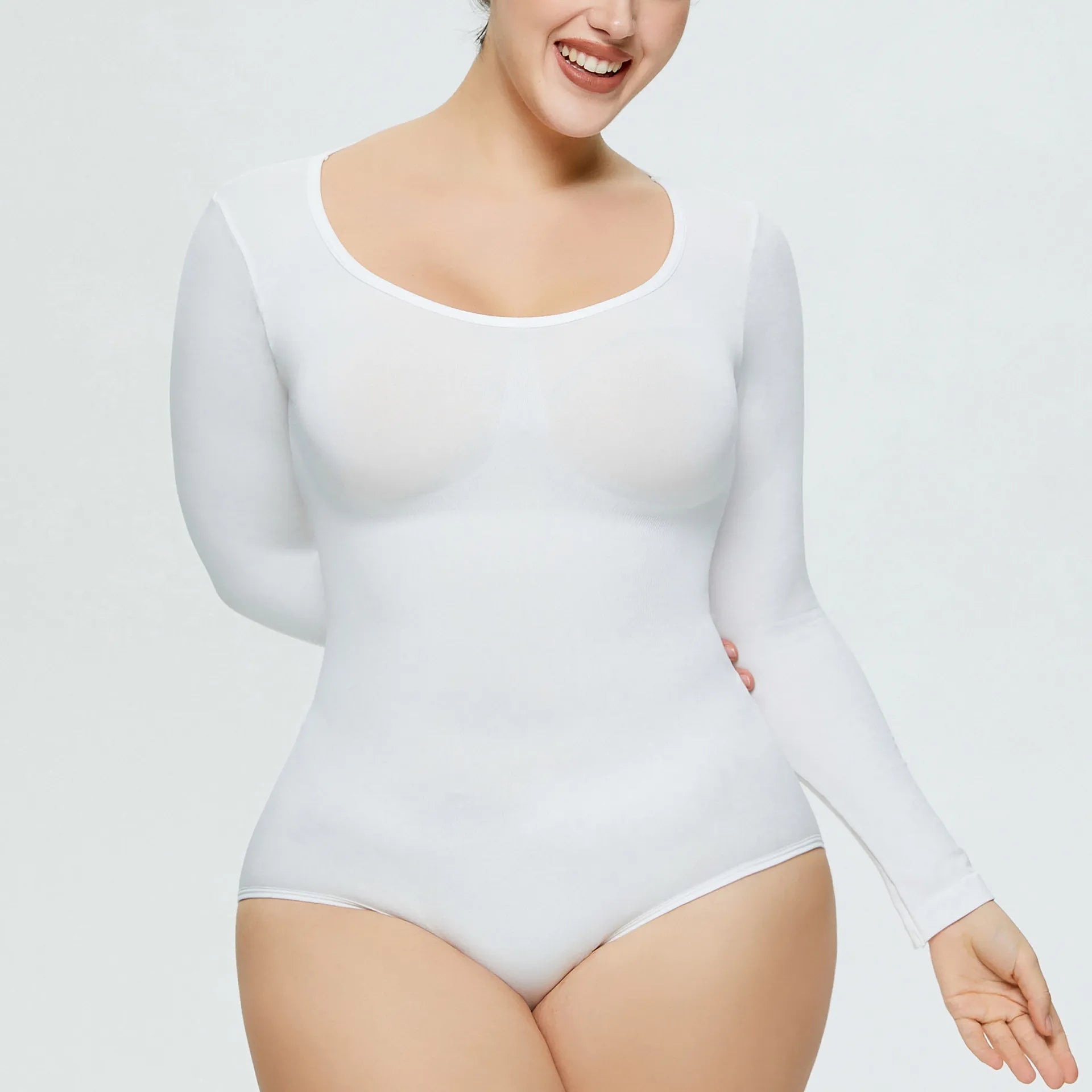 Cutefit WarmEmbrace Long Sleeve Bodysuit - Cutefit - Bodysuit - 14:29#white;5:100014064