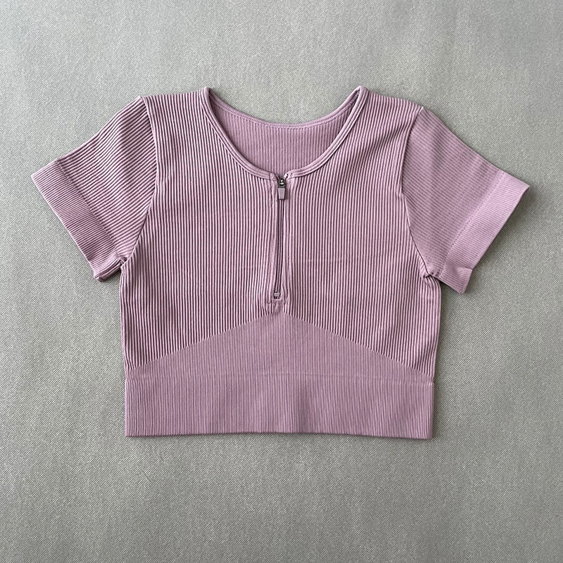 Fabulousfit Crop Top - Cutefit - Shirts & Short Sleeve Crop Top - 14:175#Purple;5:100014064