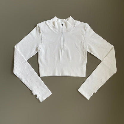 Glamorous You Long Sleeve Crop Top - Cutefit - Long Sleeve Crop Top - 14:193#White;5:100014064